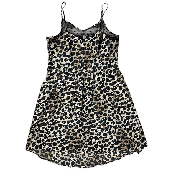 Xhilaration Y2K Hi-Low Slip Dress Size L Animal Print Whimsigoth Fairy Grunge - Picture 1 of 10